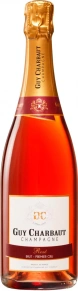 Шампанское Rose Premier Cru Brut, Champagne Guy Charbaut, 2014, 0.75 л