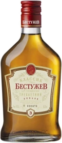 Коньяк Классик, Бестужев, 3 звезды, 3 года, 0.25 л