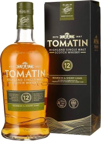 Виски Tomatin, 12 лет, 1 л (п/у)