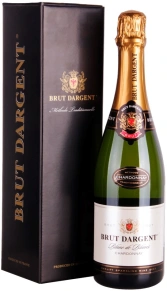 Игристое вино Blanc de Blanc Chardonnay, Brut Dargent, AOC, 2015, 0.75 л (п/у)