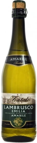 Игристое вино Lambrusco Bianco Amabile, Fontale, IGT, 0.75 л