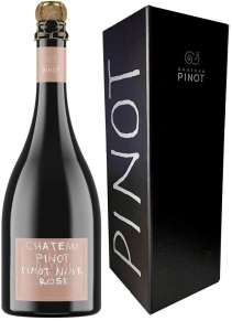 Игристое вино Pinot Noir Rose Extra Brut, Chateau Pinot, 0.75 л (п/у)