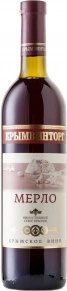 Вино Мерло, Крымвинторг, 0.75 л