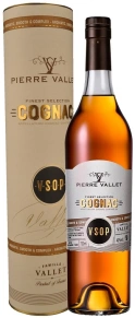 Коньяк Pierre Vallet, VSOP, 10 лет, 0.7 л