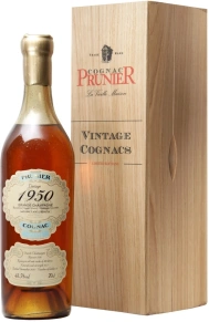 Коньяк Grande Champagne AOC, Prunier, 80 лет, 0.7 л (п/у)