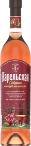 Ликер Северная Клюква на Коньяке, Карельская, 0.5 л