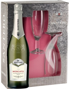 Игристое вино Moscato, Santero, 0.75 л (п/у)