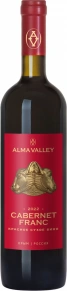 Вино Cabernet Franc, Alma Valley, 2022, 0.75 л