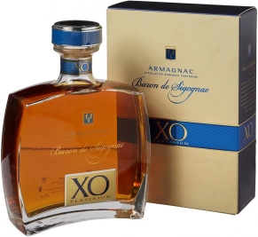 Арманьяк Platinum, Baron de Sigognac, XO, более 6 лет, 0.7 л (п/у)