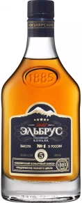 Коньяк Эльбрус, 5 zvezd, 5 лет, 0.25 л