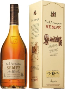 Арманьяк Sempe, Вьей Арманьяк, 10 лет, 0.7 л (п/у)
