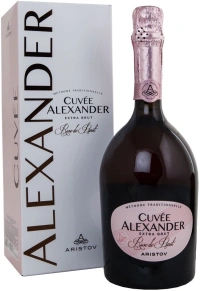 Игристое вино Cuvee Alexander Rose de Pinot, Aristov, 2022, 0.75 л (п/у)