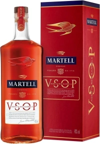 Коньяк Aged in Red Barrels, Martell, VSOP, 4 года, 1 л (п/у)