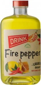 Ликер Fire Pepper with Honey and Lemon, DrinkSpicy, 0.5 л