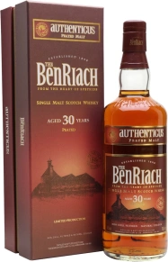 Виски Authenticus Peated, Benriach, 30 лет, 0.7 л (п/у)