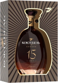 Коньяк Коктебель, KS, 15 лет, 0.7 л (п/у)