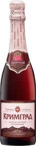 Игристое вино розовое мускатное полусладкое, Крымград, 0.75 л