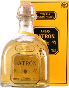 Текила Anejo, Patron, 12 месяцев, 0.75 л (п/у)