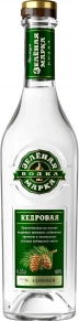 Водка Кедровая, Зеленая Марка, 0.25 л