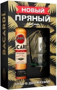 Ром Spiced, Bacardi, 1 год, 0.7 л (п/у)