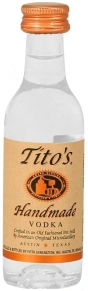 Водка Handmade, Tito's, 0.05 л