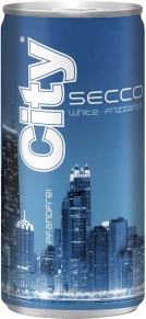 Игристое вино Secco, City, 0.2 л