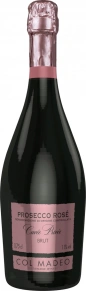 Игристое вино Cuvee Privee Prosecco Rose Brut, Col Madeo, DOC, 2023, 0.75 л