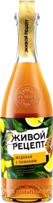 Ликер Медовая с Лимоном, Живой Рецепт, 0.5 л