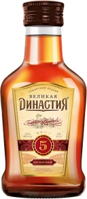 Коньяк Великая Династия, 5 zvezd, 5 лет, 0.1 л