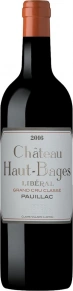 Вино Chateau Haut-Bages Liberal, AOC, 2016, 0.75 л