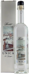 Граппа Unica, Berta, 3-6 месяцев, 0.5 л (п/у)