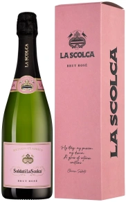 Игристое вино Brut Rose, Soldati La Scolca, 2018, 0.75 л (п/у)