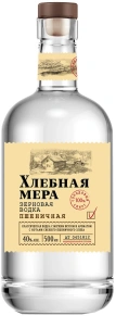 Водка Пшеничная, Хлебная Мера, 0.5 л