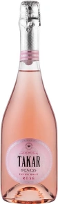 Игристое вино Extra Brut Rose, Takar, 0.75 л