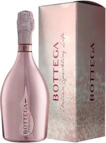 Игристое вино Pink Gold Prosecco, Bottega, DOC, 0.75 л (п/у)