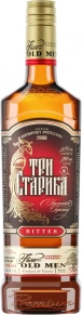 Ликер настойка горькая, Три старика, 0.5 л