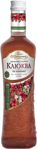 Ликер Клюква на коньяке, Русь Матушка, 0.5 л