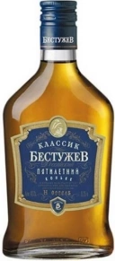 Коньяк Классик, Бестужев, 5 zvezd, 5 лет, 0.25 л