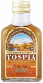 Коньяк Tospia, 5 лет, 0.1 л