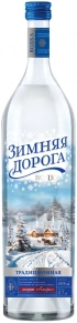 Водка Традиционная, Зимняя дорога, 0.7 л