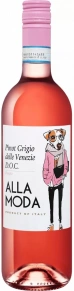 Вино Pinot Grigio Rosato delle Venezie, Alla Moda, DOC, 2023, 0.75 л