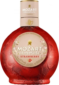 Ликер White Chocolate Cream Strawberry, Mozart, 0.5 л