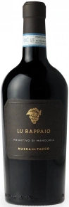 Вино Lu Rappaio Primitivo di Manduria, Masca del Tacco, DOP, 0.75 л
