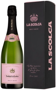 Игристое вино Brut Rose, Soldati La Scolca, 2018, 0.75 л (п/у)