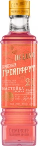Ликер De Luxe Red Grapefruit, Demiroff, 21 день, 0.5 л