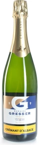 Игристое вино Cremant d'Alsace Brut, Domaine Gresser, AOC, 0.75 л