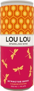 Игристое вино Red Sweet, Lou Lou, 0.25 л