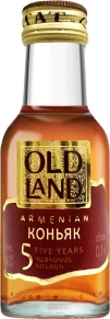 Коньяк Old Land, 5 лет, 0.1 л