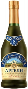 Коньяк Аргели, 5 звёзд, 5 лет, 0.5 л