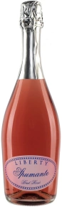 Игристое вино Spumante Rose Brut, Liberty, DOC, 0.75 л